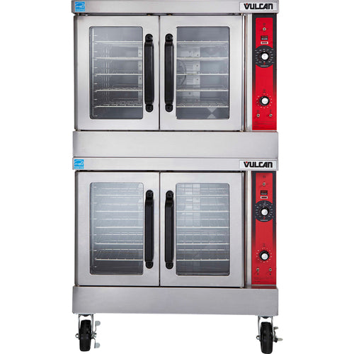 Vulcan VC44ED-QS-PLATINUM - (Quick Ship) Convection Oven, electric, double-deck, standard depth, solid state controls,