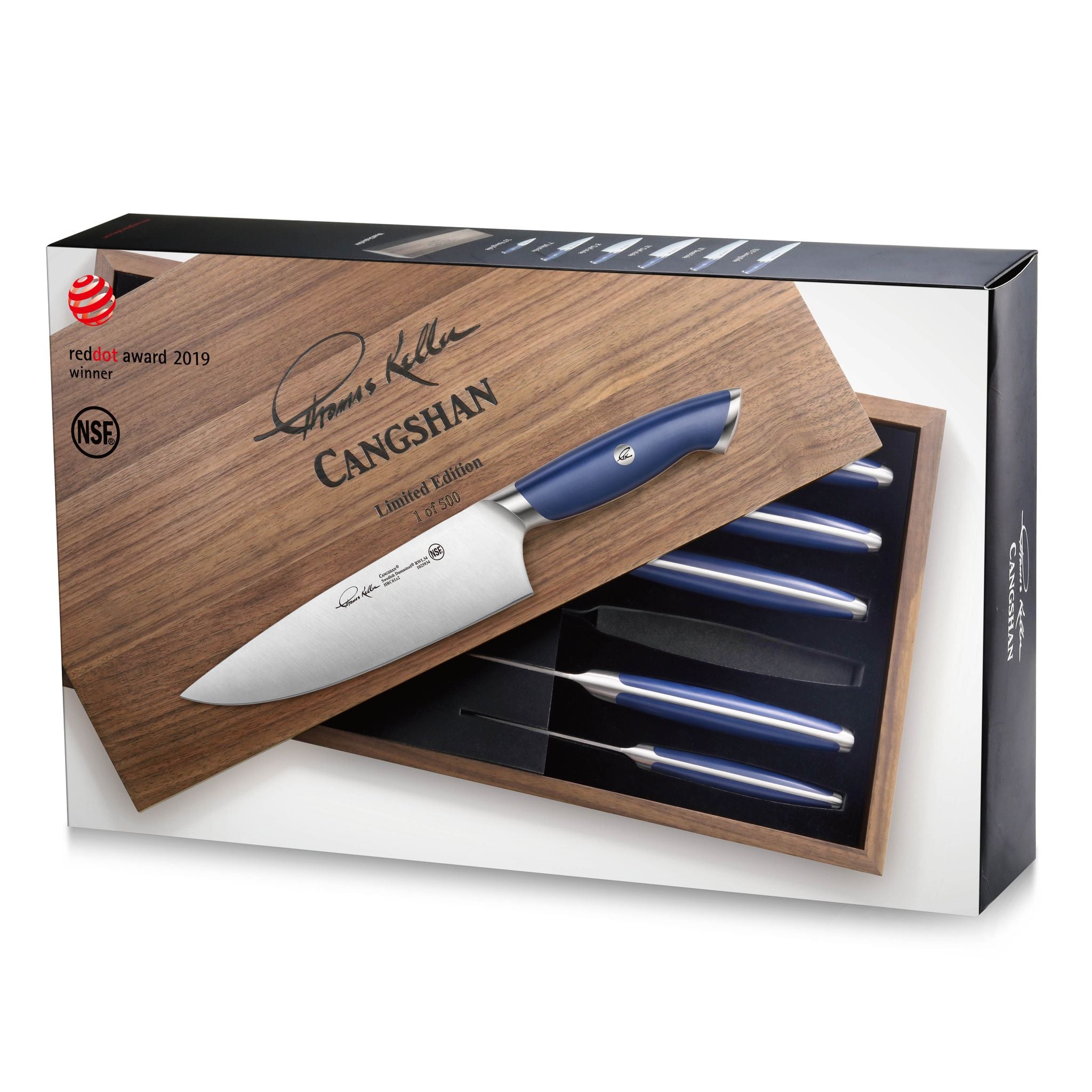 Cangshan 1025378 TKSC 6-Piece Knife Set