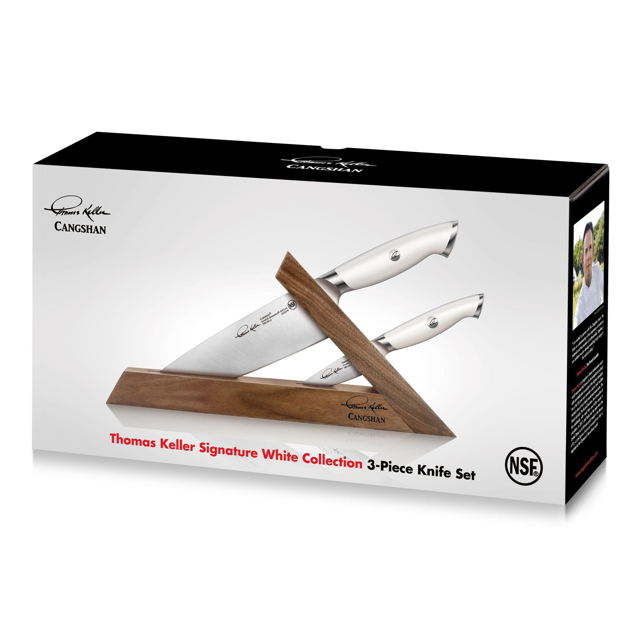 Cangshan 1025576 TKSC TAI 3-Piece Knife Block Set