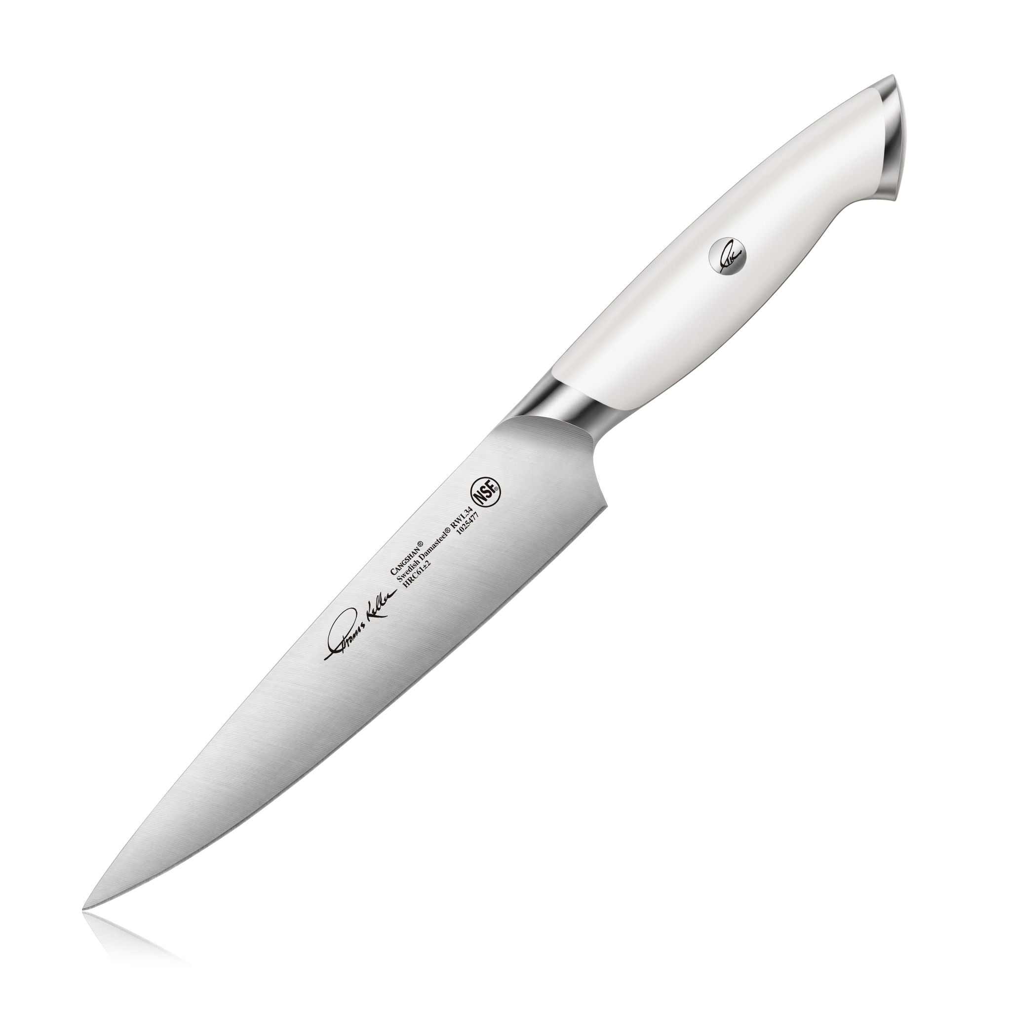 Cangshan 1025477 TKSC 7-Inch Utility Knife - White