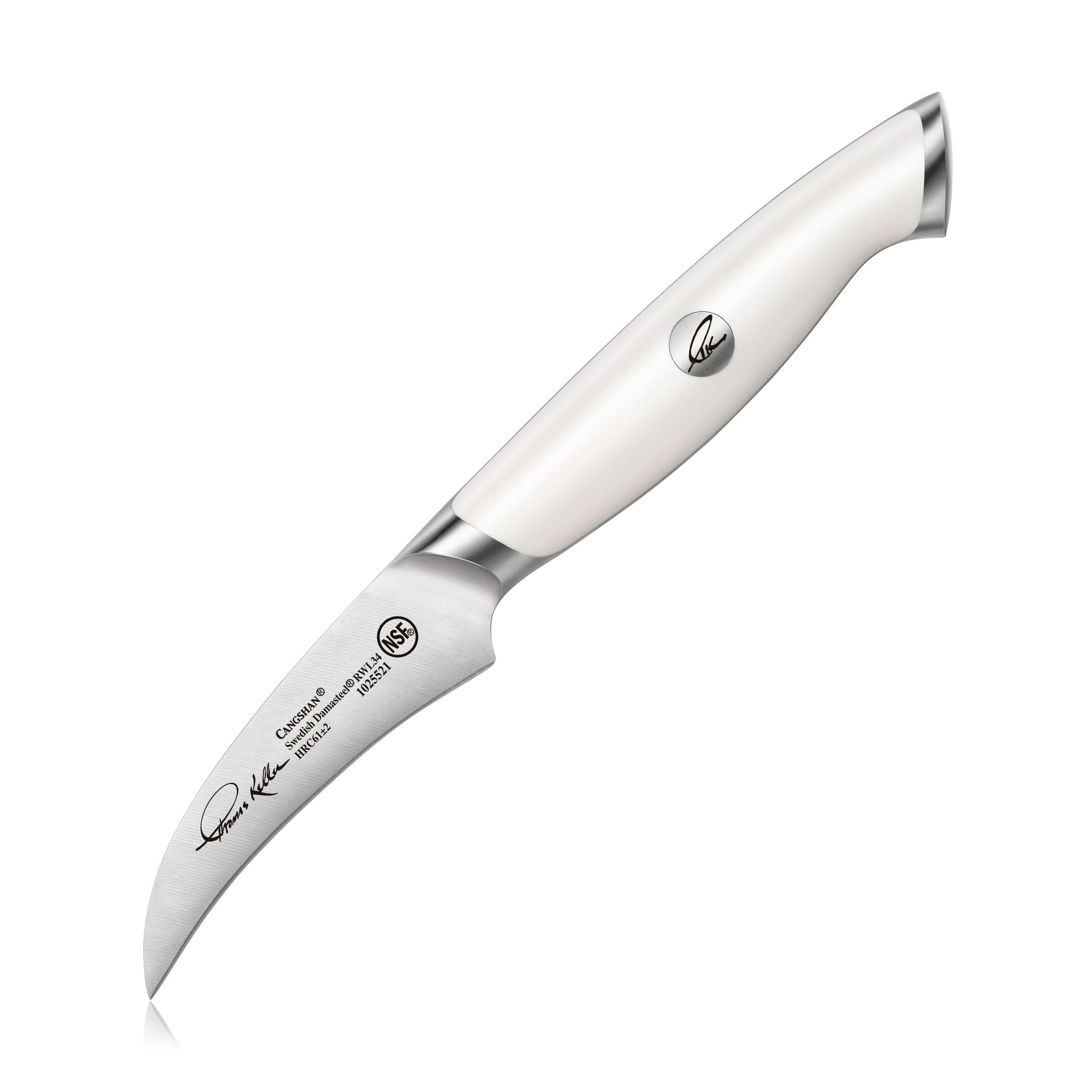 Cangshan 1023916 Thomas Keller Signature Collection 2.75-Inch Peeling Knife - Black