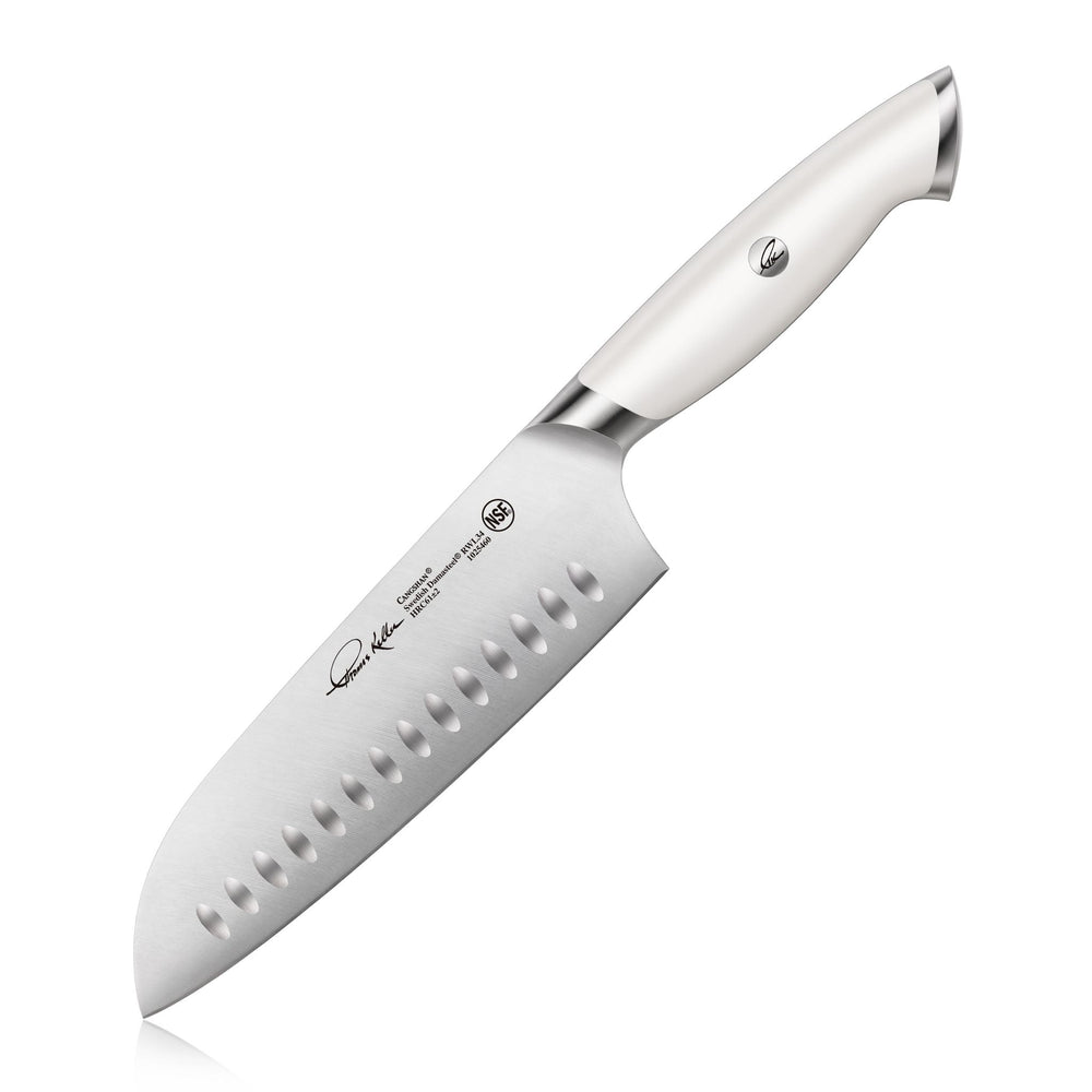 Cangshan 1025460 TKSC 7-Inch Santoku Knife - White