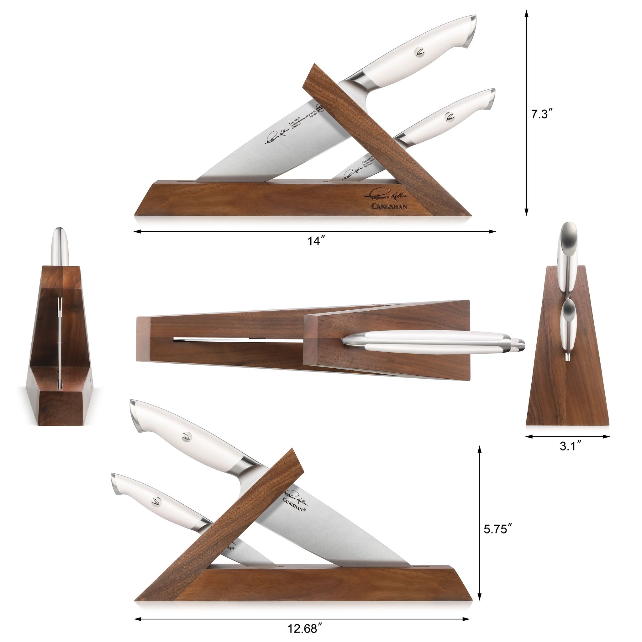 Cangshan 1025576 TKSC TAI 3-Piece Knife Block Set