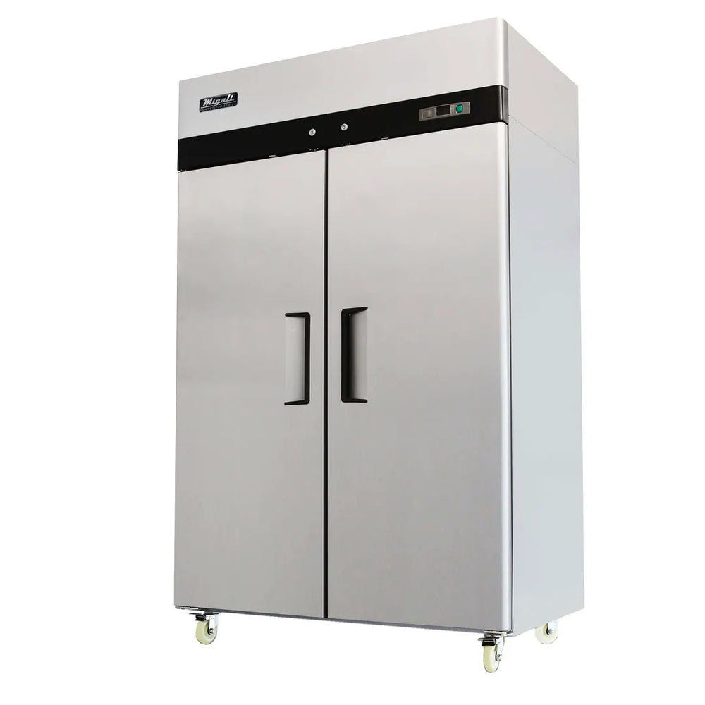 Migali C-2R-HC 51" 2-Section Reach-In Refrigerator w/ 2 Solid Doors, Top Mount, 43 cu. ft.