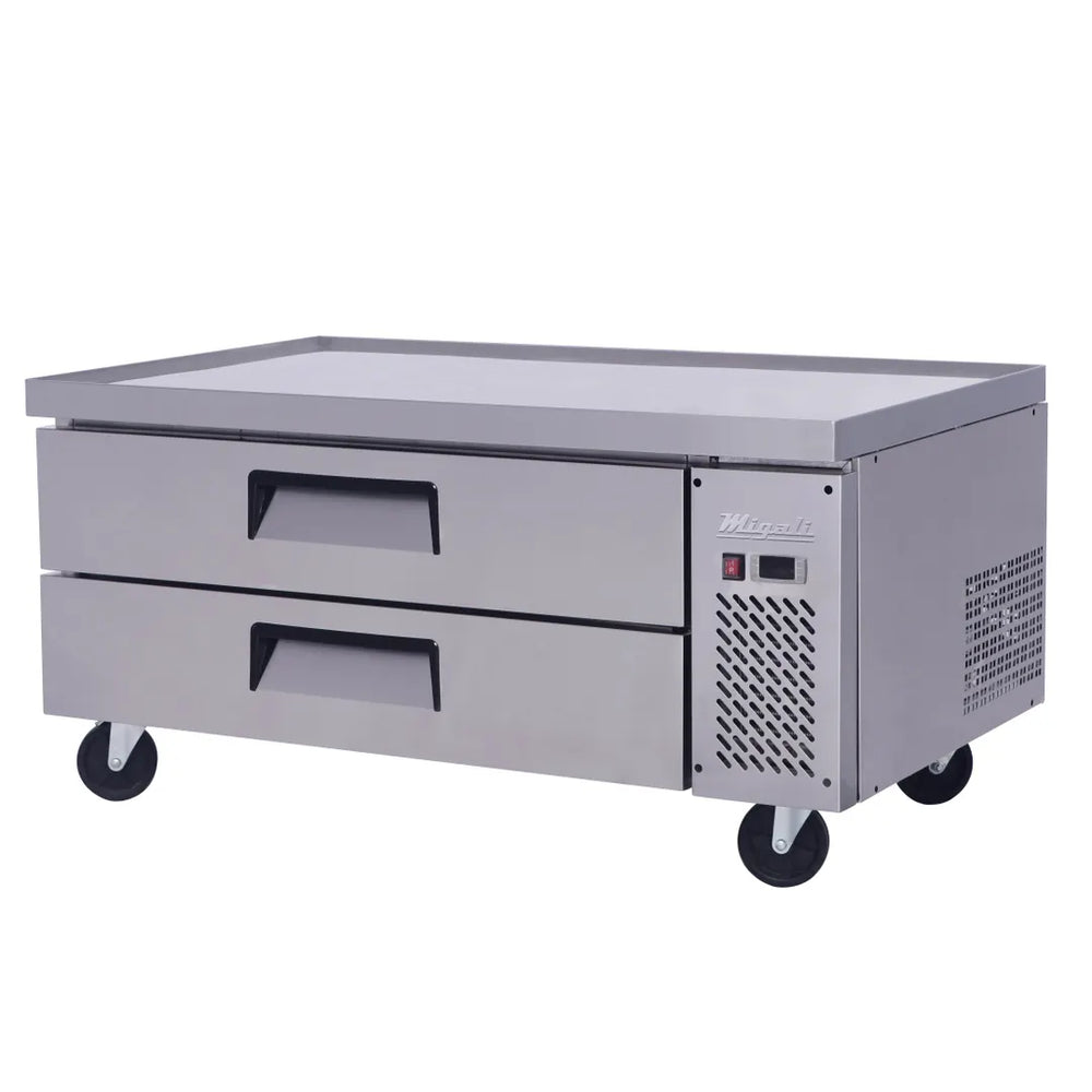 Migali C-CB48-HC 48" 2 Drawers Refrigerated Chef Base, 9.4 cu. ft.