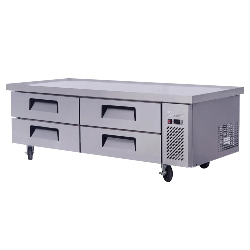 Migali C-CB72-76-HC 76" 4 Drawers Refrigerated Chef Base, 15 cu. ft.
