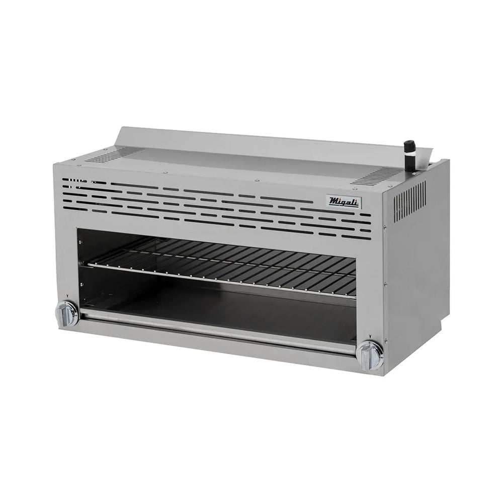 Migali C-CM-36-NG 36" Natural Gas Infrared Cheesemelter w/ (2) Burners, 43.000 BTU