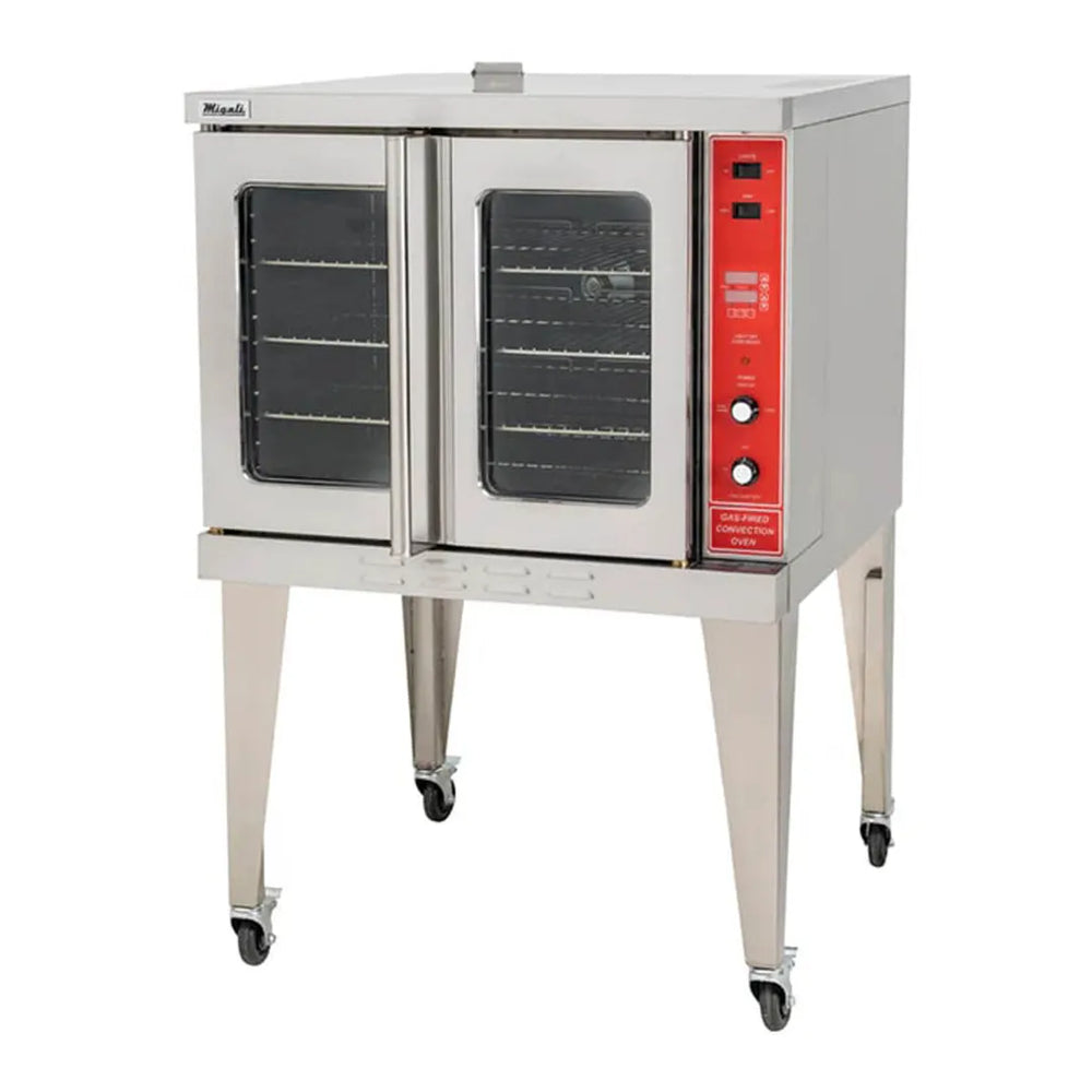 Migali C-CO1-LP Single Deck Full Size LP Gas Convection Oven, (5) Pans, 46.000 BTU