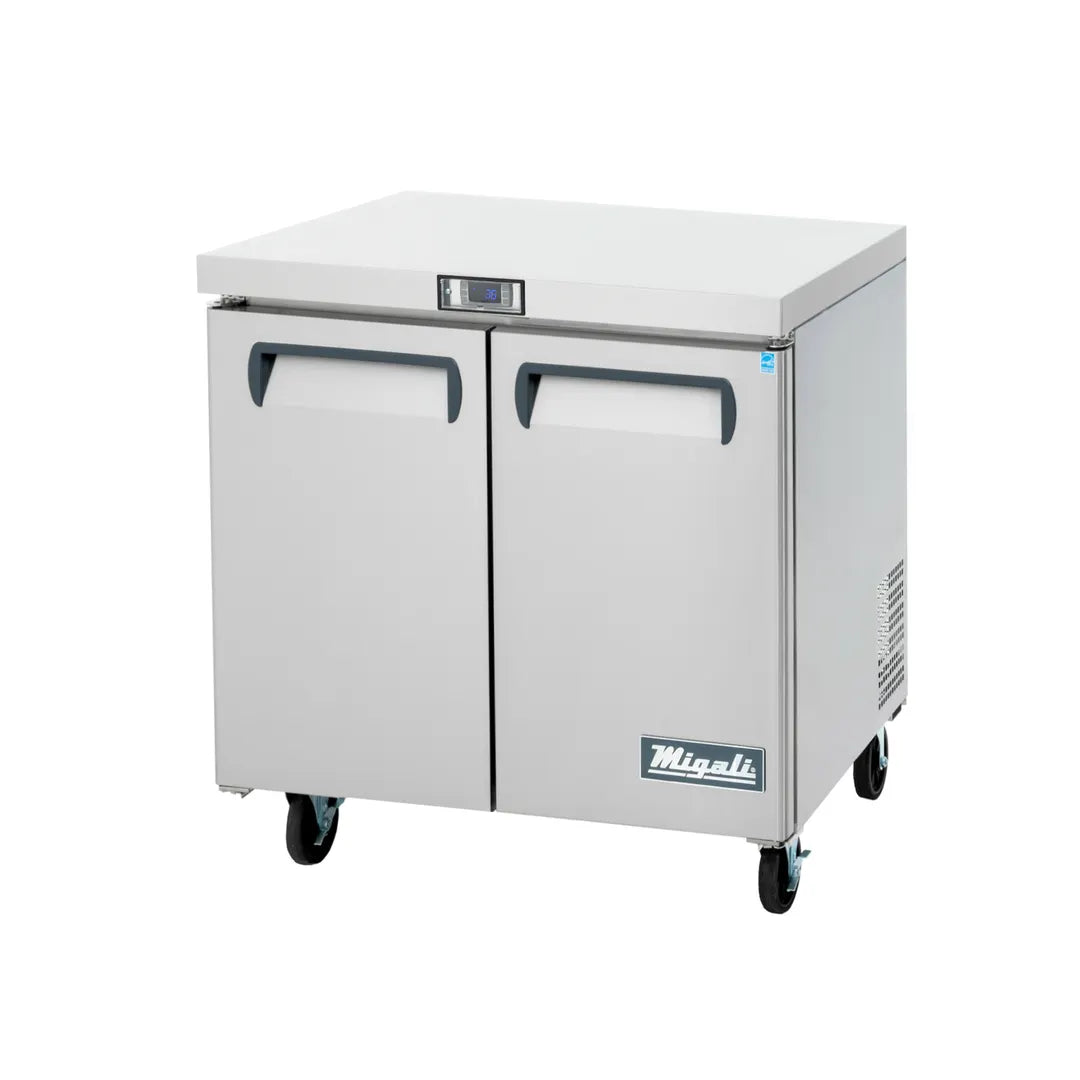 Migali C-U36R-HC Reach-In Undercounter Refrigerator