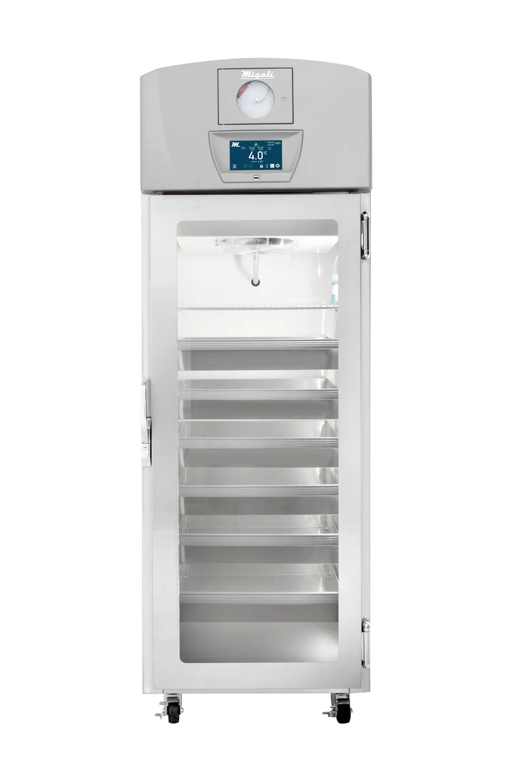 Migali EVOX-1RG-C Refrigerator, 20.2 cu ft, 27" Glass Door, Auto‑Defrost, LCD, 115V, ADA, Made