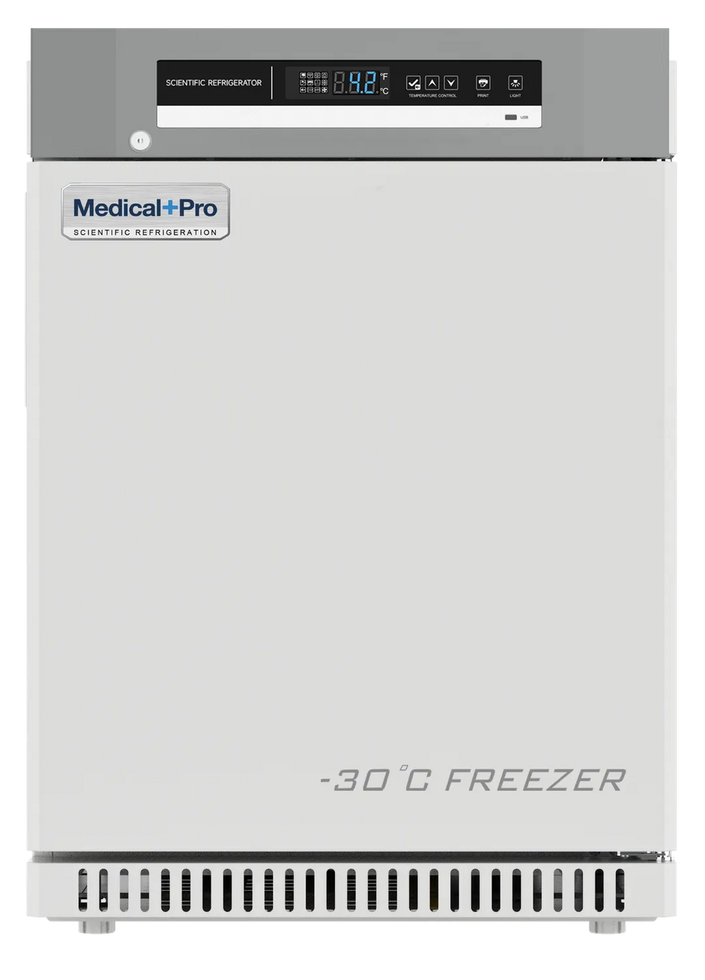 Migali MP-U3F-HC 23" Solid Door Medical Freezer, 3 Cu Ft, -25°C Defrost, Alarms, USB Export, 110V UL