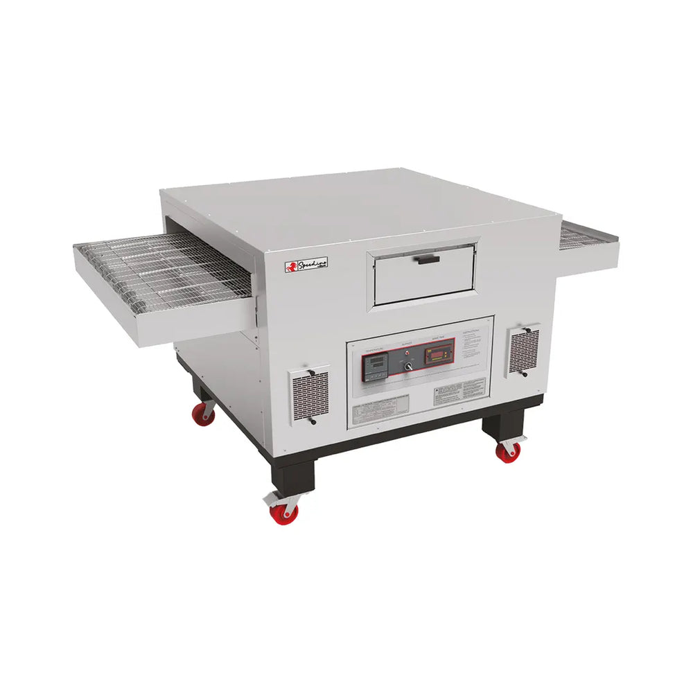 Migali MSP-3848 79" Floor Single Deck Electric Conveyor Pizza Oven, 120V