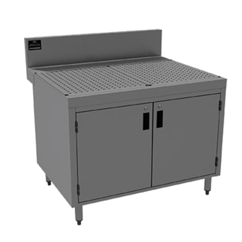 Advance Tabco PRSCD-24-42 - Prestige Underbar Drainboard Cabinet, with removable hinged doors, 42