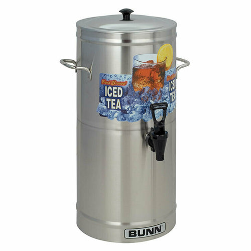 BUNN 33000.0000 - 33000.0000 TDS-3 Iced Tea/Coffee Dispenser, cylinder style, 3 gallon capacity (11.4 litres), sump