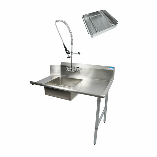 BK Resources BKSDT-36-R-SS-P3-G - Soiled Dishtable, straight design, 36