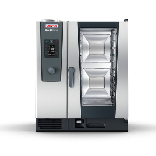 RATIONAL ICC 10-HALF NG 208/240V 1 PH (LM200DG) - (CD2GRRA.0000271) iCombi Classic® 10-Half Size Combi Oven, natural gas, (10) 13