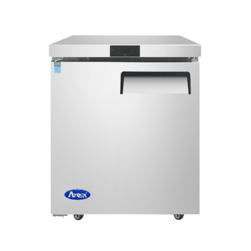 Atosa USA, Inc. MGF8401GRL - Atosa Undercounter Refrigerator, reach-in, one-section, 27-9/16"W x 30"D x 34-1/4"H, rear-mounted