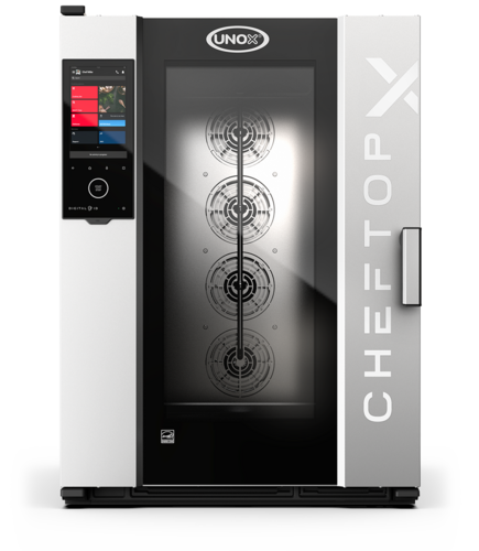 UNOX XADA-10FS-GXRS - CHEFTOP-X™ Full Size Combi Oven, Natural/Liquid Propane Gas, right-to-left door opening (hinged