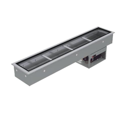 Advance Tabco DISLRCP-4 - Slim Series Cold Food Well Unit, drop-in, (4) refrigerated wells (accommodates pan inserts up to