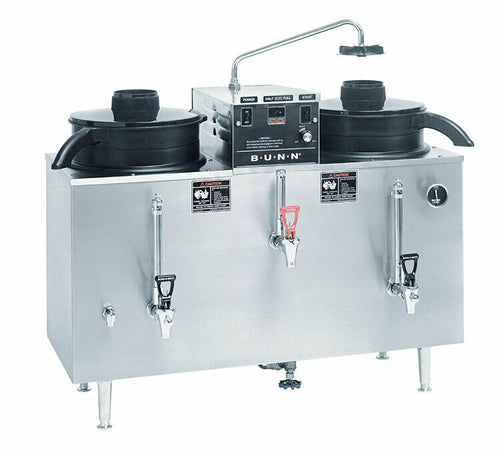 BUNN 20500.0001 - 20500.0001 U3 Coffee Urn, twin 3 gallon reservoirs, automatic, electric, single service, brews full