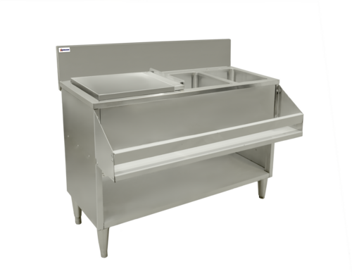 Omcan 48618 (48618) Cocktail Mix Unit With Sink & Cover 36"W X 24"D