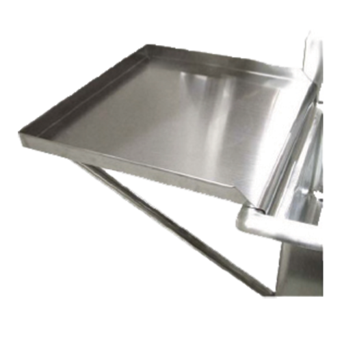 Serv-Ware DB-2421-4 - Serv-Ware - Sinks - Budget Sink Add-On Drainboard, 24"W x 21"D, 18/430 stainless steel