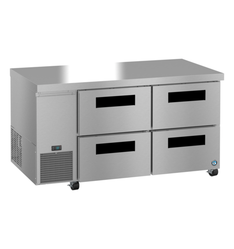 Hoshizaki ULR60B-D4 - Steelheart® Series Undercounter Refrigerator, reach-in, two-section, 60"W, 17.22 cu. ft.,