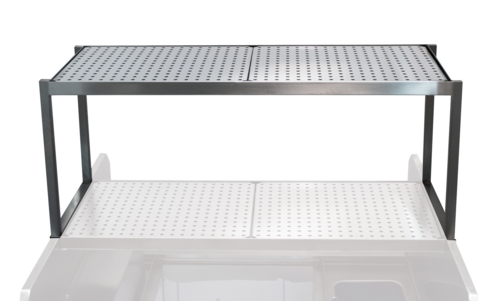 Advance Tabco PRSO-44 - Pass-Thru Station additional Single Overshelf, 44
