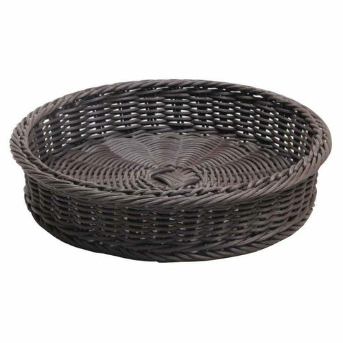 Omcan 44295 - (44295) Rattan Basket, round, natural wicker look, polypropylene/wire construction, for 44294 (Qty