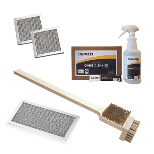 Ovention OV-CARE-MILO216 - Premium Care Package for DOUBLE MILO MILO2-16, includes: (1) cleaning brush (OV-BRUSH), (1) large