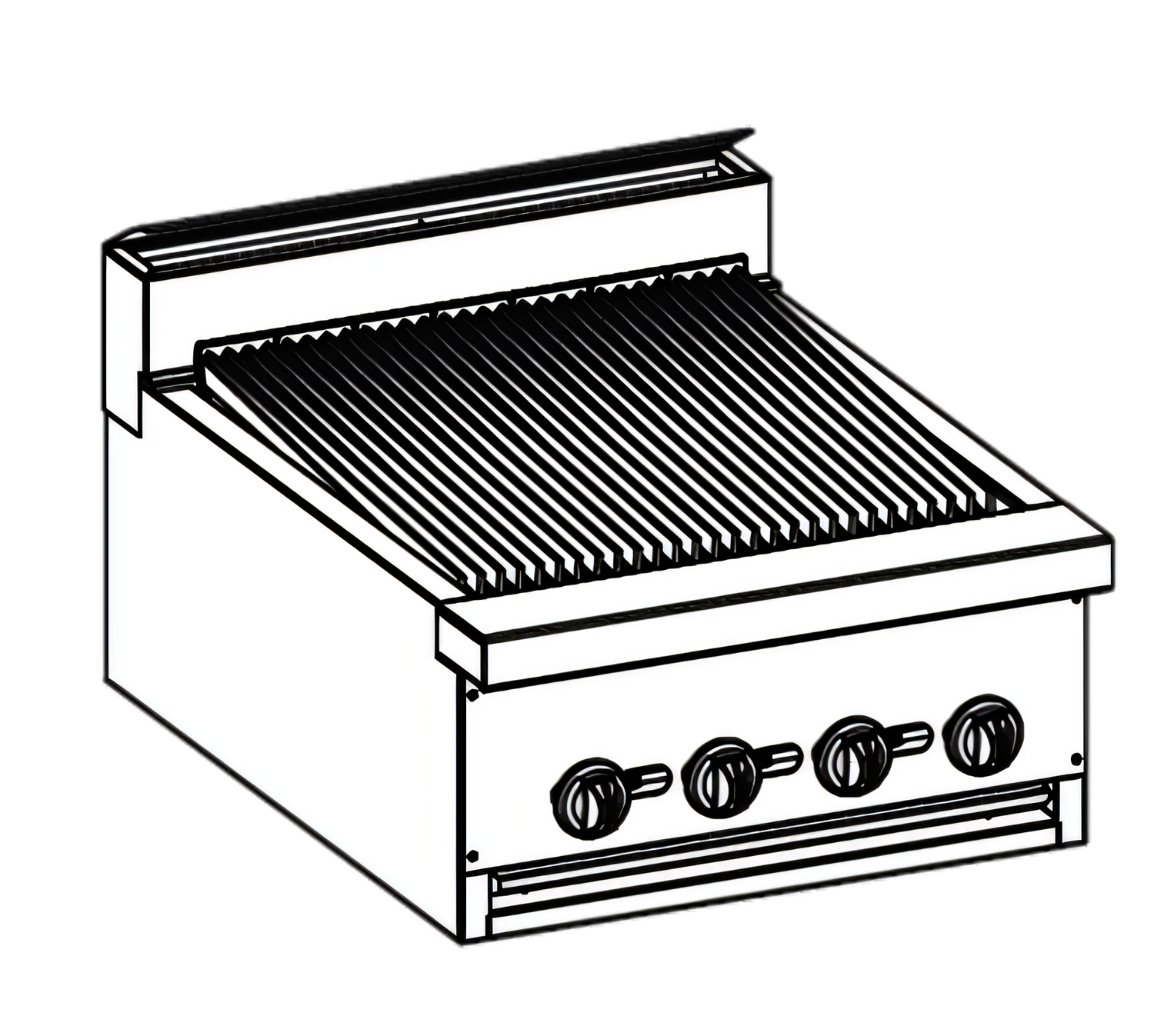 Jade Range JBR-72B-M Bistro Gas Ranges