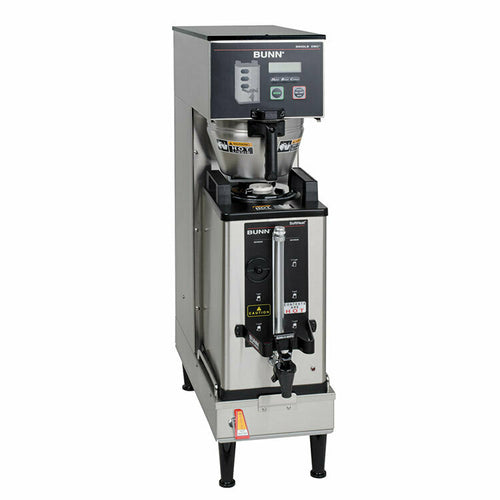 BUNN 33600.0029 - 33600.0029 SINGLE SH DBC® BrewWISE® Single Soft Heat® Coffee Brewer, holds (1) 1-1/2 gallon soft