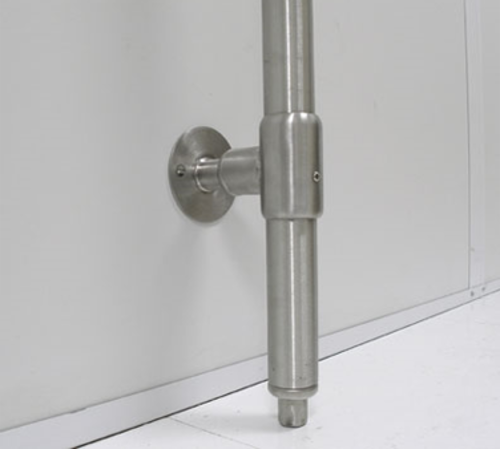 Advance Tabco K-72 - Leg to wall clamp, (set per sink)