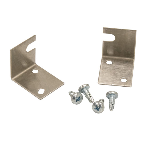 Advance Tabco SU-P-212 - Replacement clips for exposed element hot wells, for stainless steel wells (set of 2 with screws)