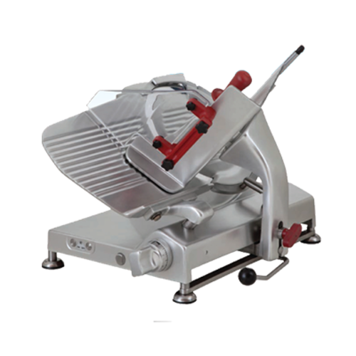 Omcan 38917 29 Inch Gear Driven Electric Food Slicer with Manual Feed