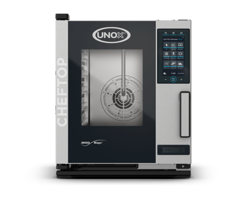 UNOX XACC-0513-MPRM - CHEFTOP MIND.Maps™ PLUS  COMPACT Combi Oven, electric, right-to-left door opening (hinged left),