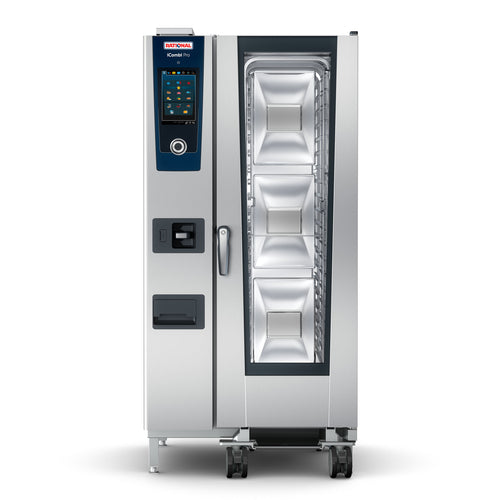 RATIONAL ICP 20-HALF NG 120V 1 PH (LM100FG) - (CF1GRRA.0000242) iCombi Pro® 20-Half Size Combi Oven, natural gas, (20) 13