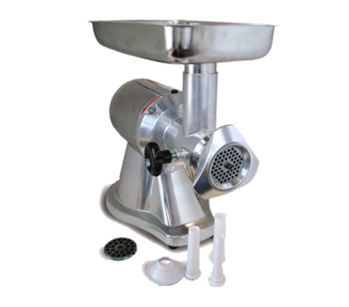 Omcan 21720 11 Inch Electric Meat Grinder with Additional Spouts Stainless Steel