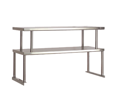 Advance Tabco TOS-4-18 - Food Table Overshelves, double, 62-7/16