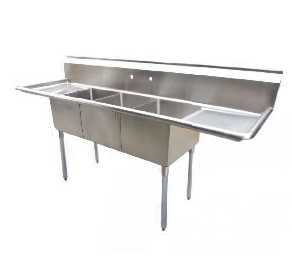 Serv-Ware D3CWP18182-18 Compartment Sinks