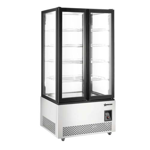 Omcan 48376 40 Inch Self-Contained Display Freezer 21.18 Cu.ft Capacity