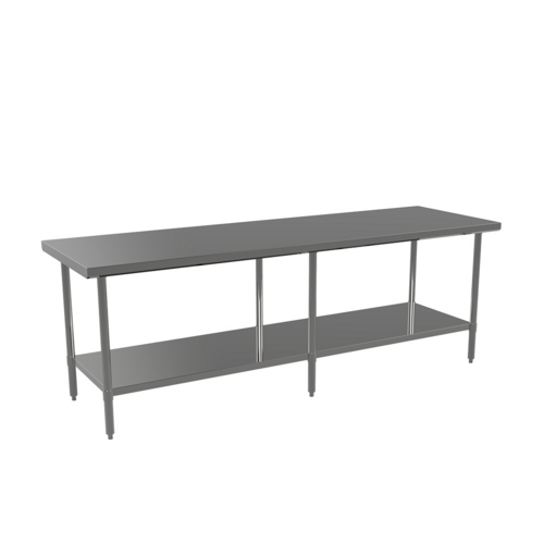 Atosa USA, Inc. ST3684EC - MixRite Work Table, 84"W x 36"D x 34"H, 18/430 stainless steel top with turned down edges, 18/430