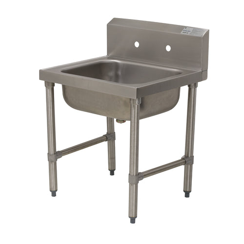 Advance Tabco 8-OP-16 - Service Sink, 1-compartment, 25"W x 23"D x 34"H O.A., 20"W x 16"D front-to-back x 8" deep sink