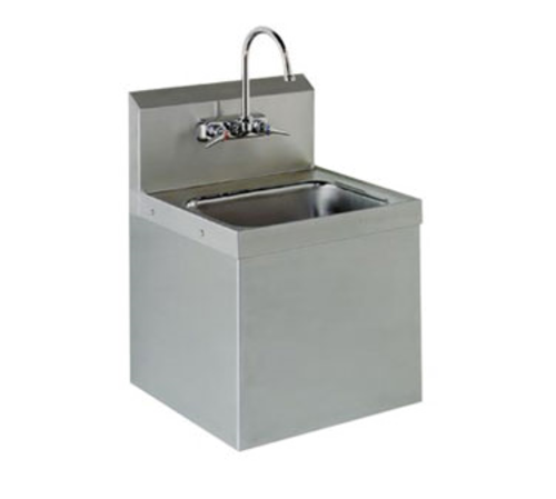 Advance Tabco 7-PS-747 - Hand Sink, class 2 upgrade, security unit, wall mounted, 14" wide x 10" front-to-back x 5" deep