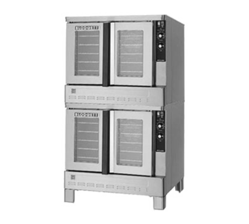 Blodgett ZEPH-200-G DBL - Zephaire Convection Oven, gas, double-deck, bakery depth, capacity (5) 18" x 26" pans per