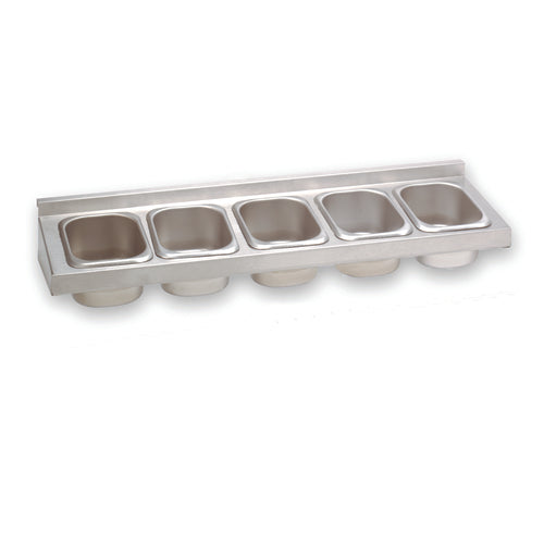Advance Tabco A-8 - Underbar Basics™ Condiment Rack, includes: (5) cups, for 24