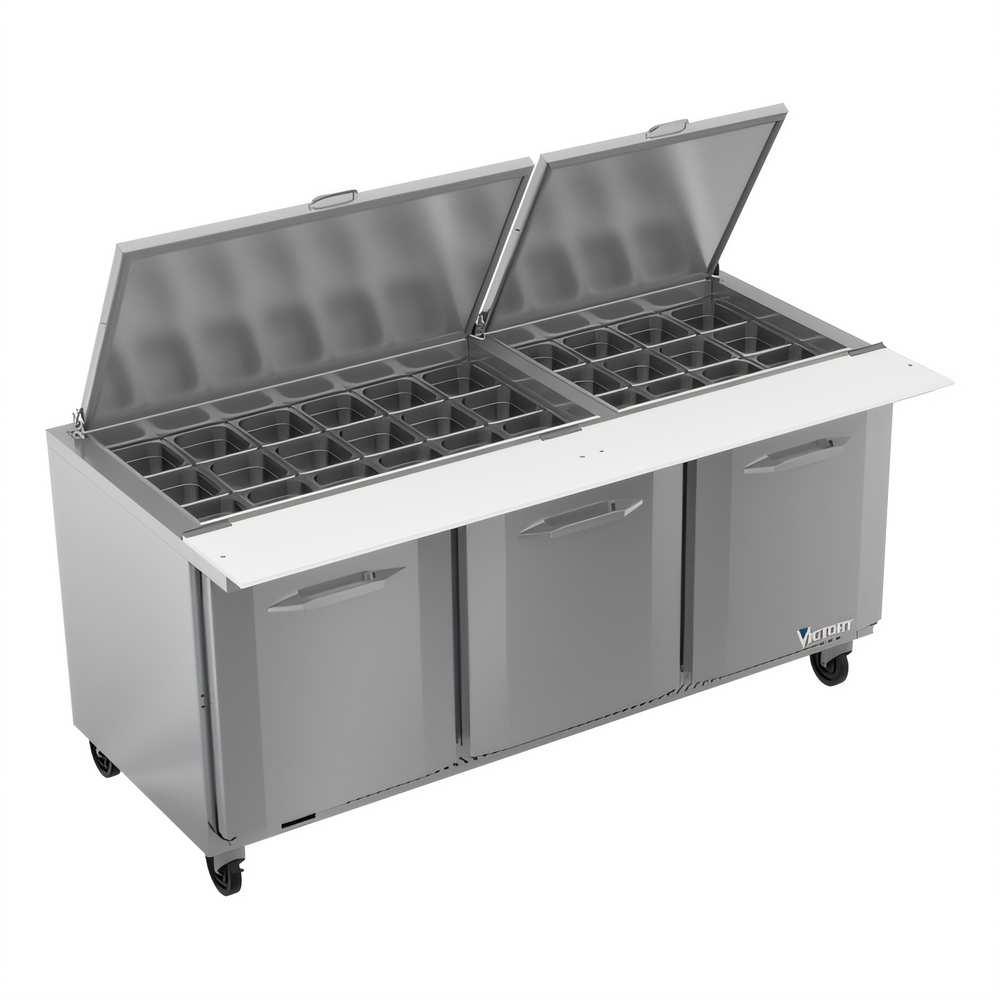 Victory VSP72HC-30B UltraSpec™ Refrigerated Prep Tables