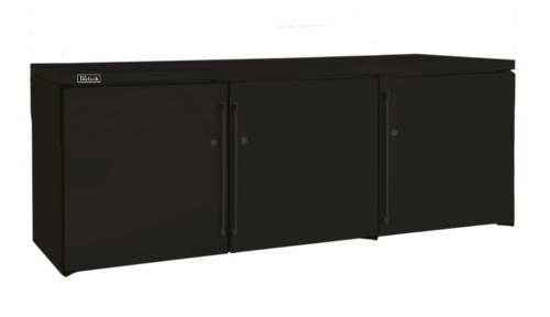 Perlick Corporation BBRLP48 - Low Profile Refrigerated Back Bar Cabinet, two-section, 48