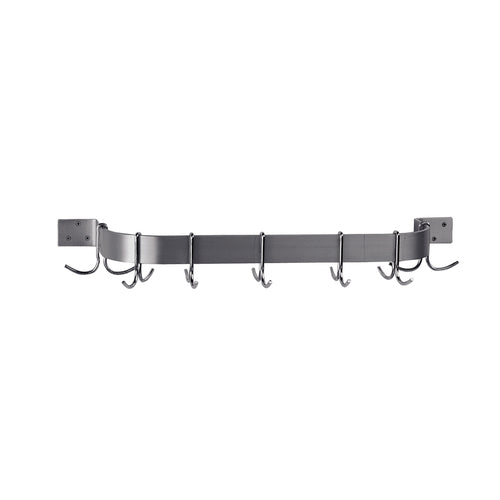 Advance Tabco SW1-96 - Pot Rack, wall-mounted, single bar design, 96