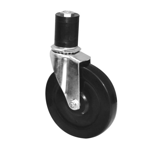 Advance Tabco TA-25R-X - Special Value Replacement Caster, 5” swivel, single, without brake, fits 1-5/8” O.D. tubing (note